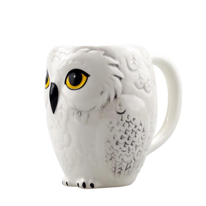 Creative Owl Mug Ceramic Mugs,Ceramic Milk Tea Cup Breakfast Morning Mug  Coffe Cup Xmas Gift Collection,Cartoon Coffee cup 450ml
