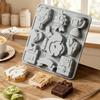12 Cavity Mother's Day Theme Baking Mold Non-stick Reusable Chocolate Mould Non-toxic Easy To Demold Silicone Candy Mold