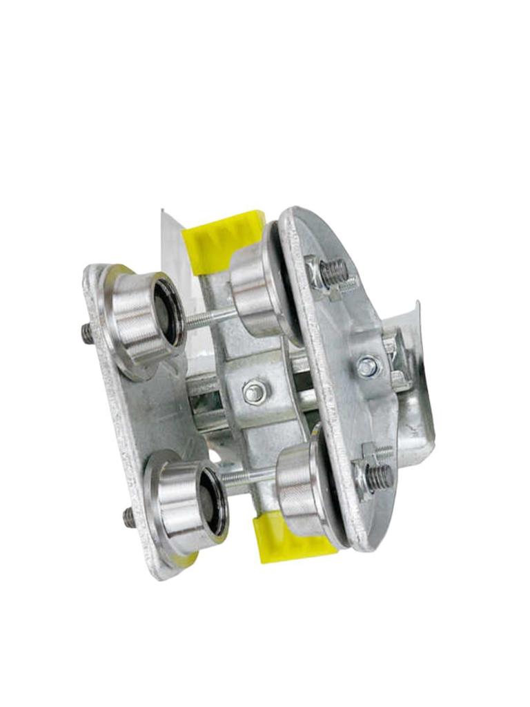 Wuxi Style No. 10 I-Beam Rail Cable Trolley with Steel CH-1/11 Wheel and Steel Tile Hoist Pulley