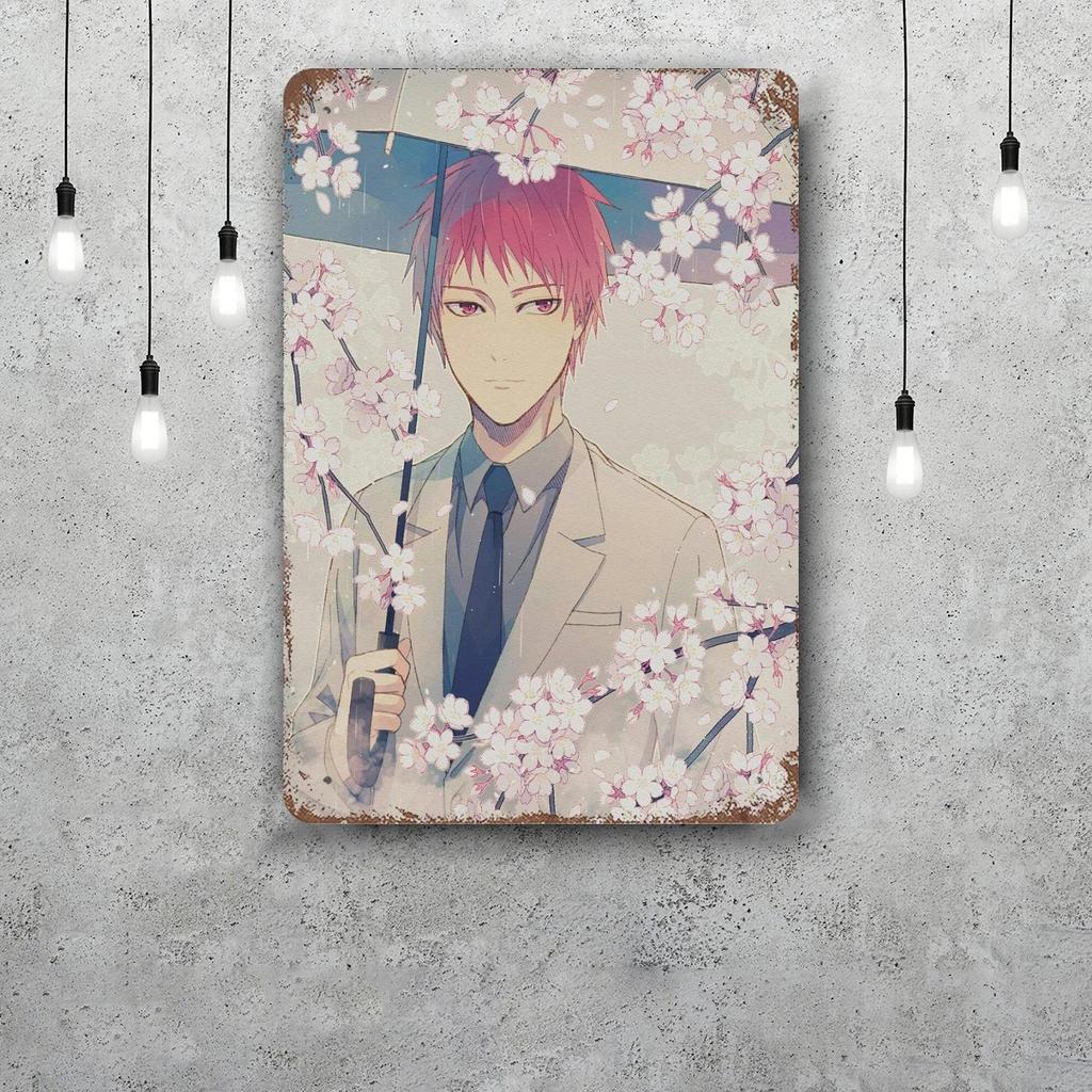 kuroko no basket replace plus Vintage Metal Tin Signs Posters Decor Retro Metal Plaque Wall Art Decor for Garage Bar