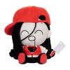 Brinquedo de Pelúcia de Menina de Desenho Animado Fofo com Boné Vermelho Boneca de Personagem Macia Recheada Pelúcias Fofas de Anime Presente para Crianças Fãs Aniversário Decoração de Casa