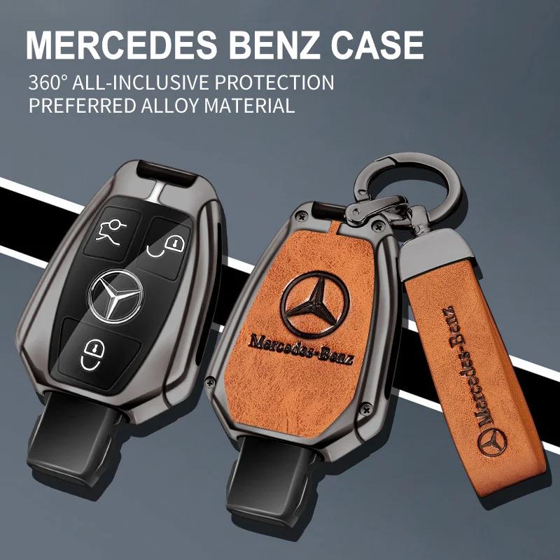 For Mercedes Benz A C E S G Class GLA CLA GLK GLC CLS W204 W463 W176 W251 W205 AMG Car Remote Key Case Cover Shell Fob Holder XB5