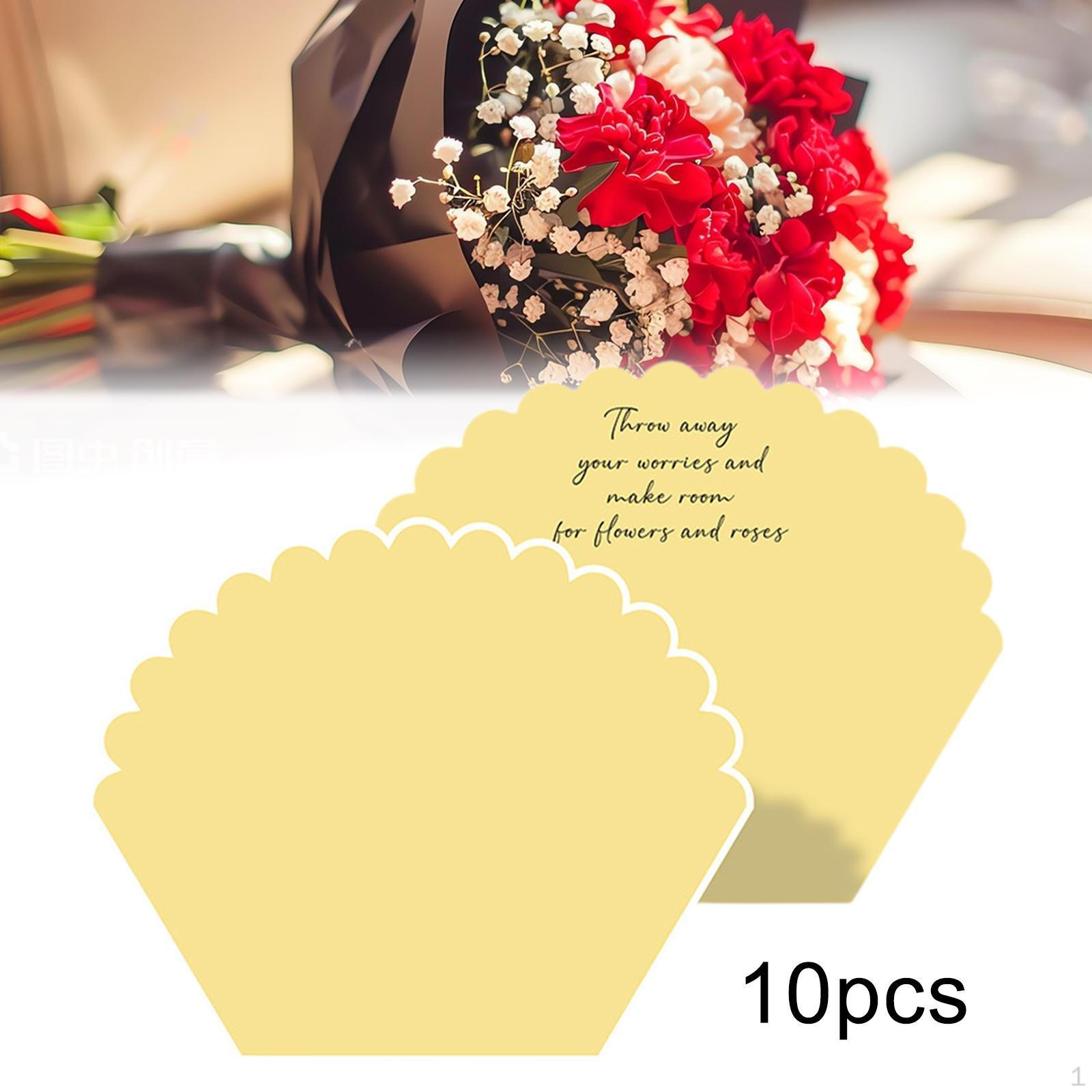 

20 листов упаковочной бумаги для цветов, цветочные букеты, декоративная бумага с волнистым краем жёлтый