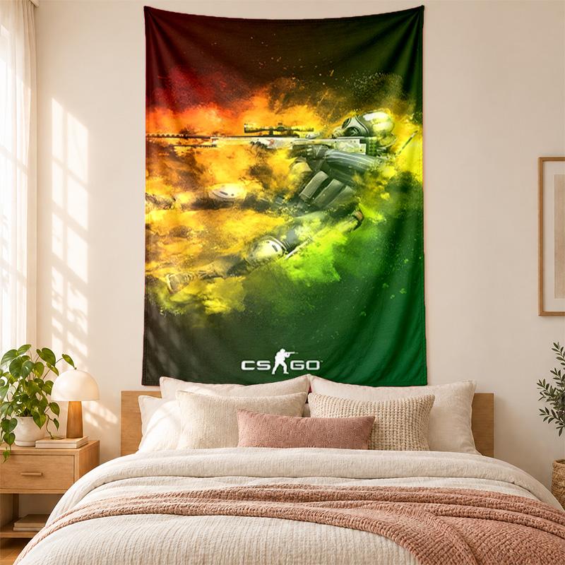 CS go Tapestry highquality for decorating living room bedroom dorm walls ideal as bedroom wallart orholiday gift