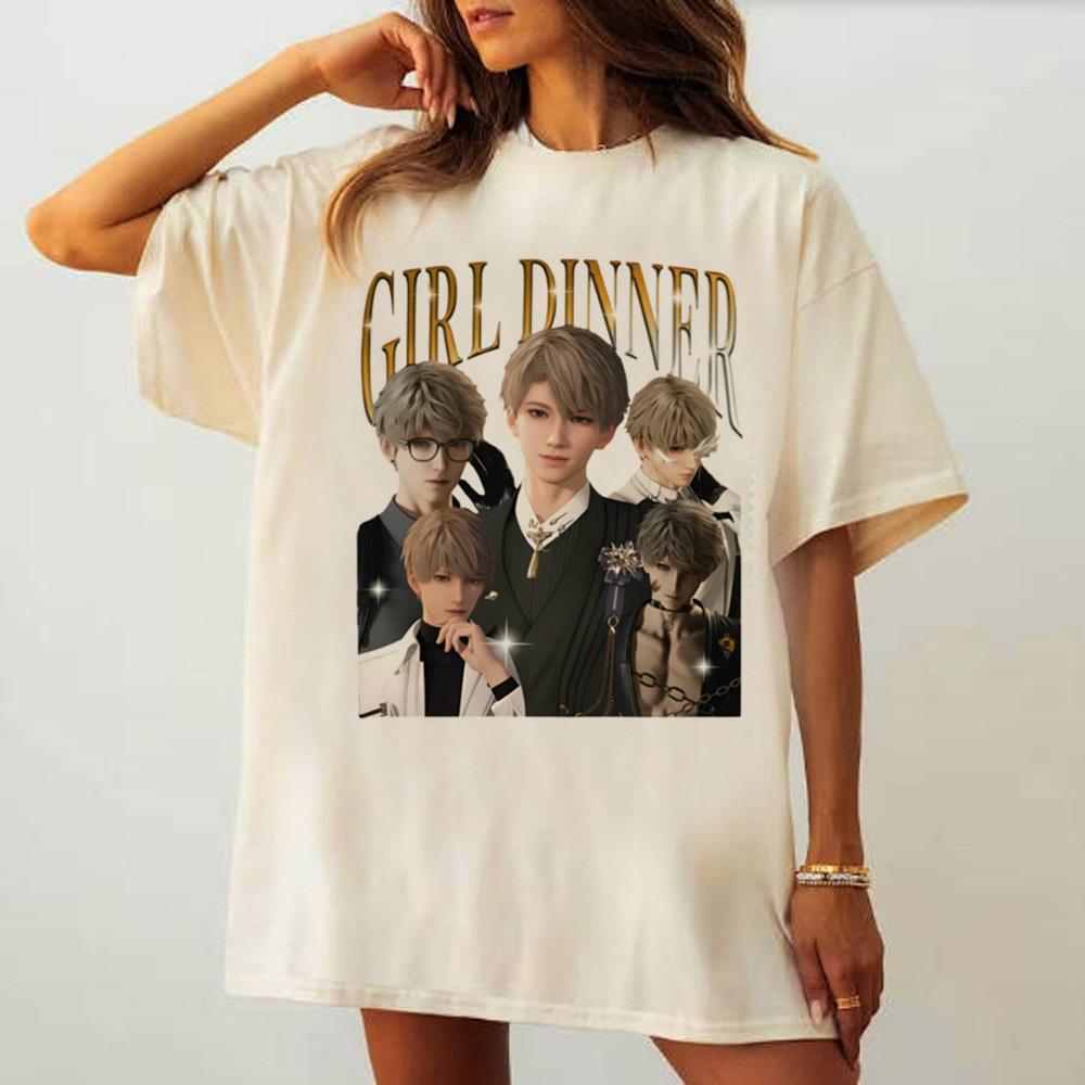 

Love And Deepspace tshirt girl anime Grunge harajuku aesthetic tshirt Colorful hip hop korean clothes aesthetic Y2k harajuku S