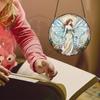 Colorful Acrylic Light Catchers Wall Art Stained Flower Fairies Ornament for Home Garden Decoration and Window Hanging