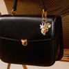 Oceanic Shell Alloy Keychain Pearls Accent Lightweight Versatile Purse Charm Jewelry Multi Functional Accessory