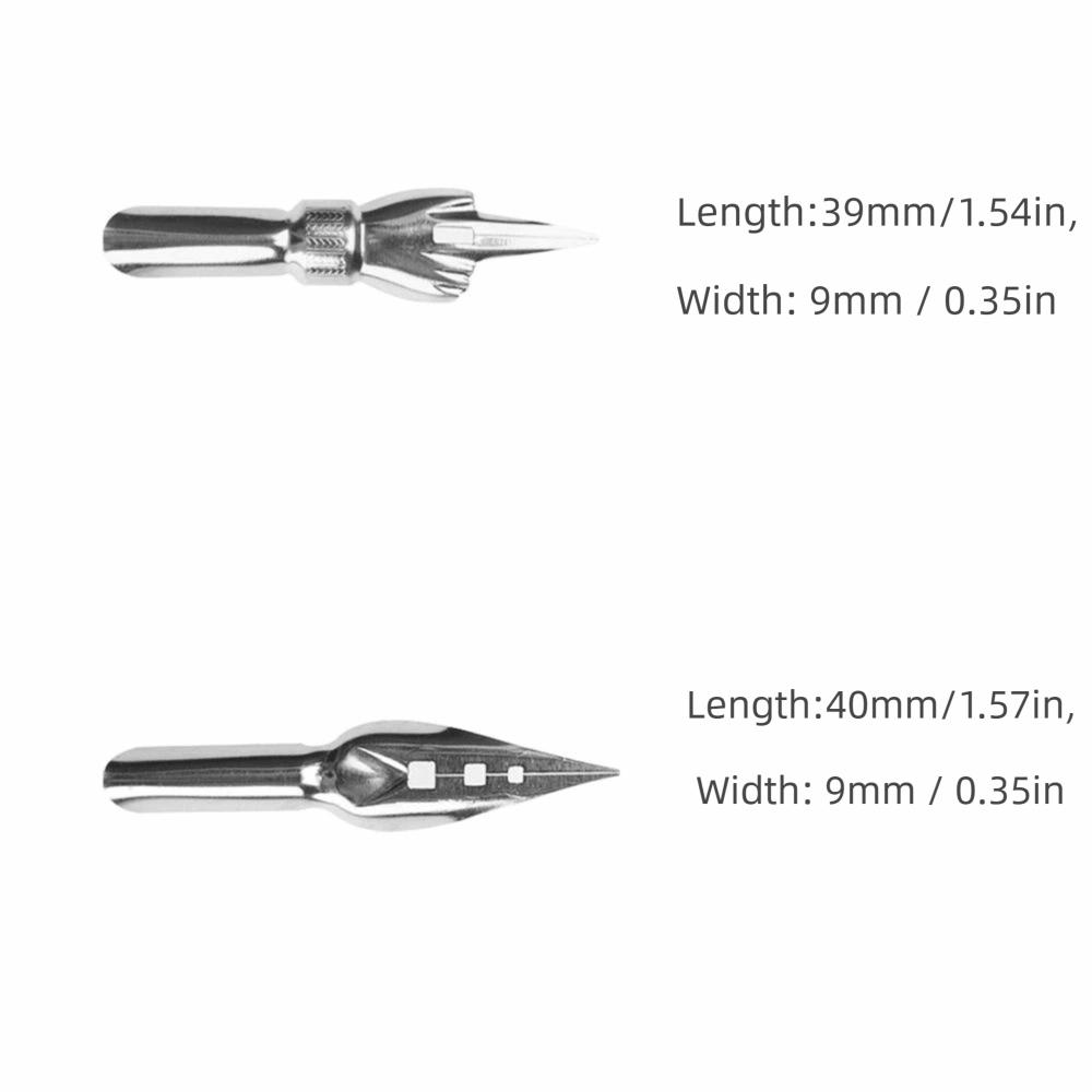 10PCS Triangular Hole Calligraphy Nib Replacement Nibs Comic Dip Pen Nibs Personal Pen Collocation