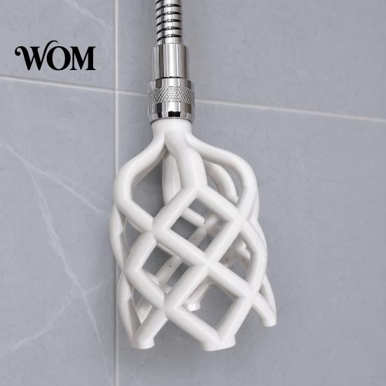 Shower Head Head, 3D Printed Hollow Woven Rainfall Sprayer, Clog-Free Self Cleaning Easy Clean Installation Bathroom Accessory Full Body