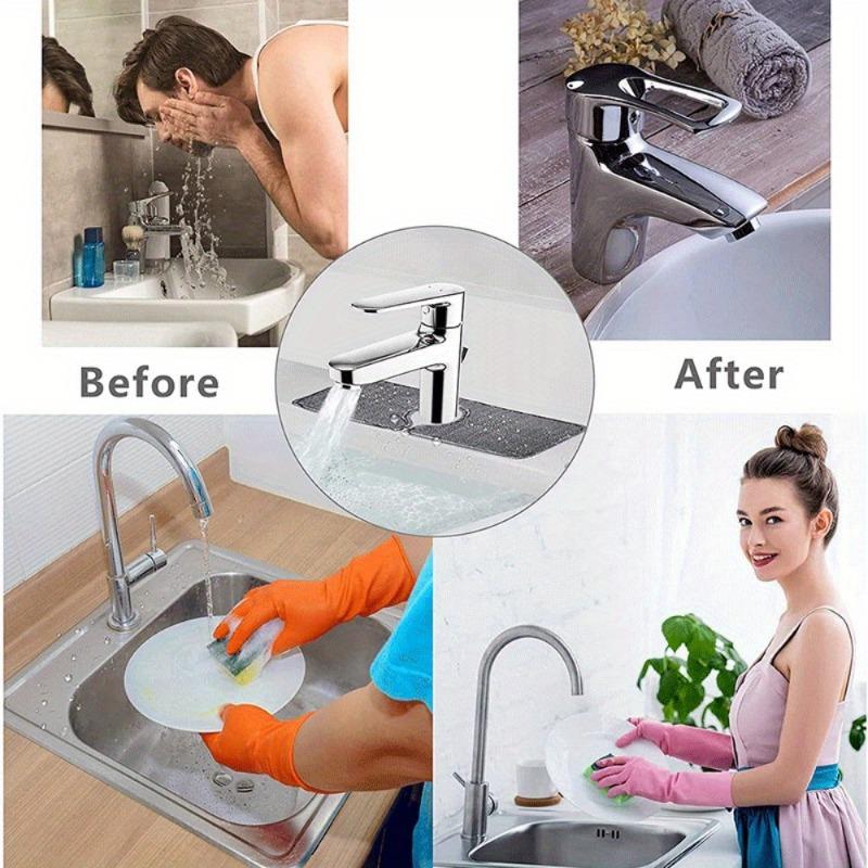 Kitchen Sink Anti-sprinkler Mat Faucet Countertop Anti-splash Mat Microfiber Absorbent Mat