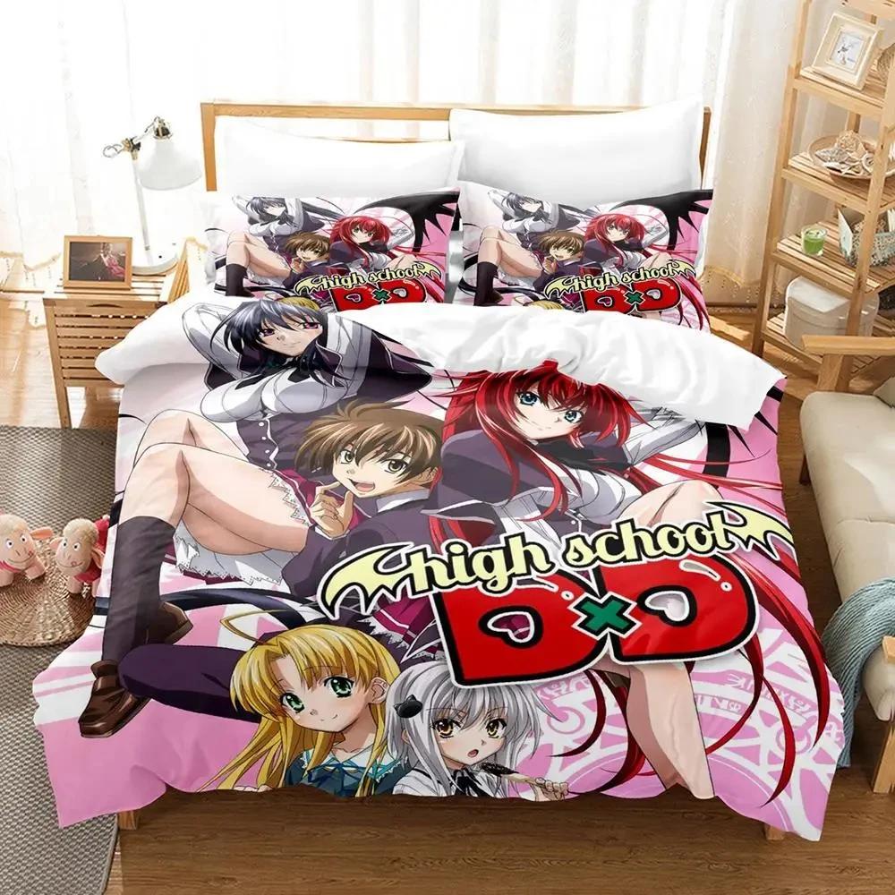 Anime Adult Boys Bedspread Single Double Queen King Size To Love Ru Duvet Cover Bed Set Quilt Cover Pillowcase