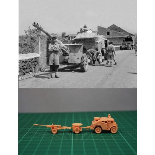 1/144 WWII British CMP FAT & 17pdr AT Gun (fine Detail) Resin Kit