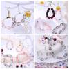 8mm Glass Column Beads Crystal Barrel Faceted Loose Spacer Craft Beads for Bracelet Necklace Earring Wind Chime Jewelry Making