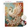 Pearl Art Painting Home Wall Decor Pearl Gemstone Painting Peacock Crafts Adult/Beginner Gift Creative Home Decor Unframed 130 Char