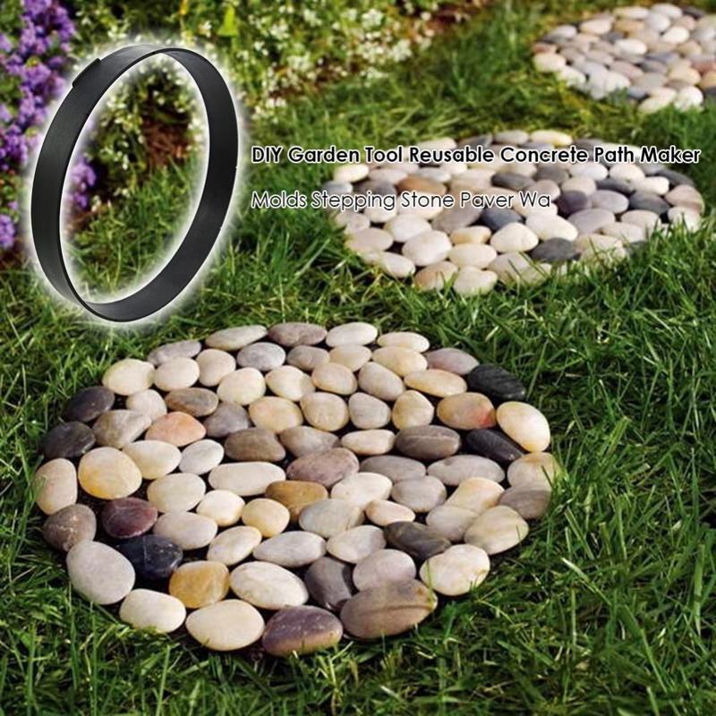 9Styles Hage Dekor DIY Driveway Betong Stepping Asfaltering Hage Road Mold Patio Stone