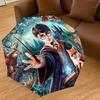 1PC Harry Potter Magic Umbrella-8-Rib Reinforced, Automatic Open, Lightweight & Durable, Cute Fashion Accessory for Outdoor, D2700