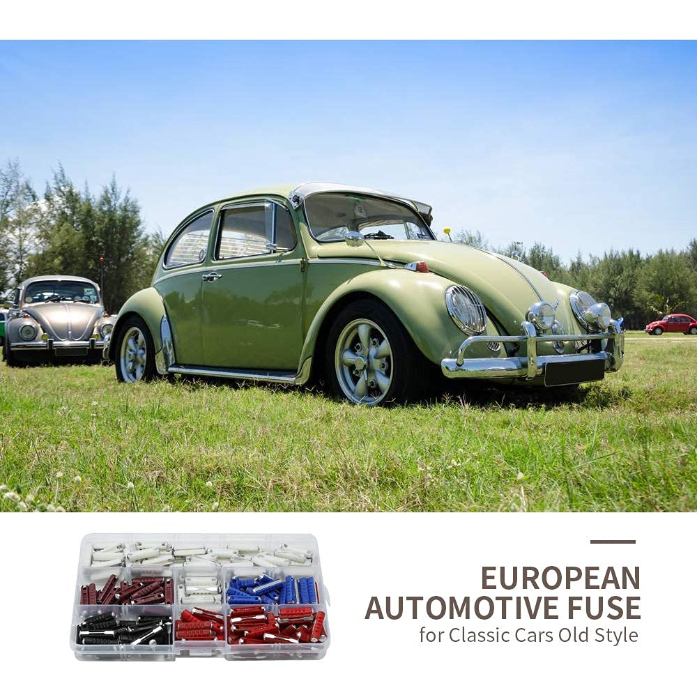 Car Fuses Torpedo Type An For Classic Cars Old Style 5A 8A 16A 25A 40A (200Pcs)