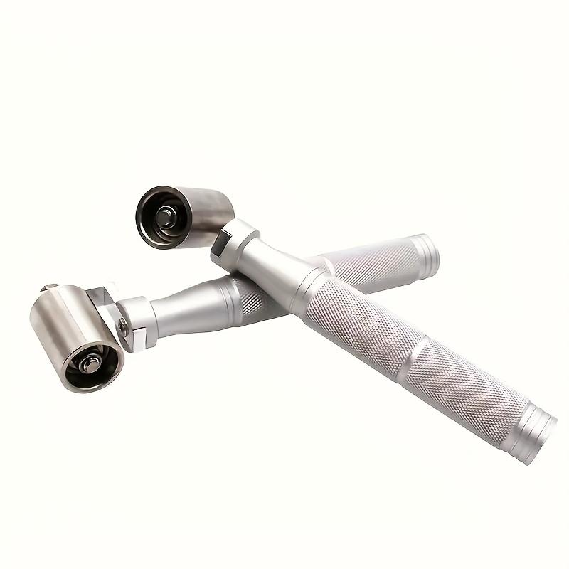 1Pc 40mm Stainless Steel Flat Wheel Joint Smoother Roller for DIY Home Decor and Wallpaper Sealing Precision Application Roller