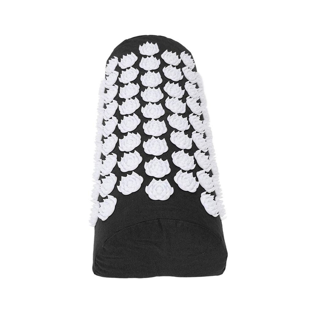 Massager Cushions for Yoga Acupressure Pillow Muscle Relax Back Pain Relief Pillow Black