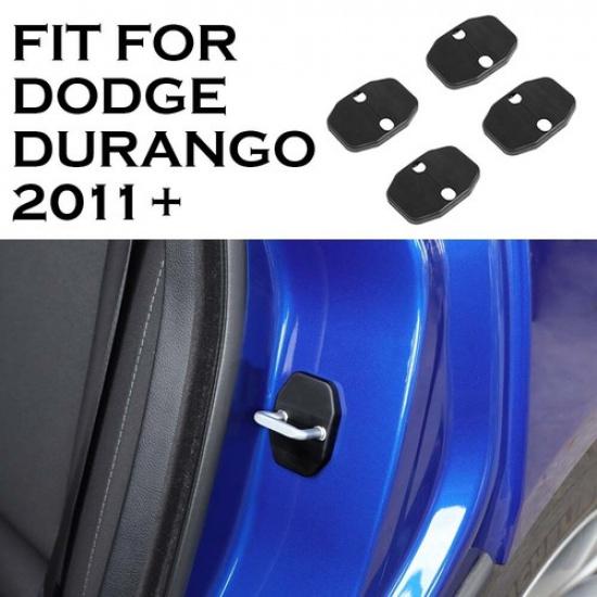 4pcs Door Lock Buckle Cover Protect Trim for Jeep Wrangler JK JKU 2007-2017