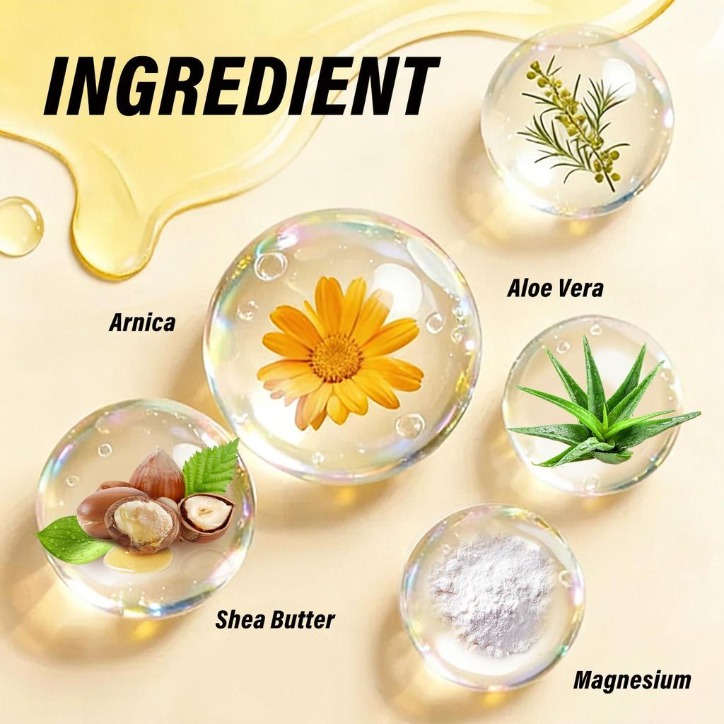 Magnesium Cream-Soothes & Clams Skin-Promotes Restful Sleep-Supports Body Relaxation-Suitable For All Skin Types, 100g