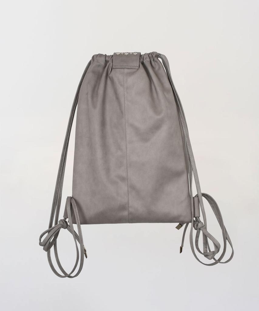 Yujeong Rivet String Bag (Light Gray)