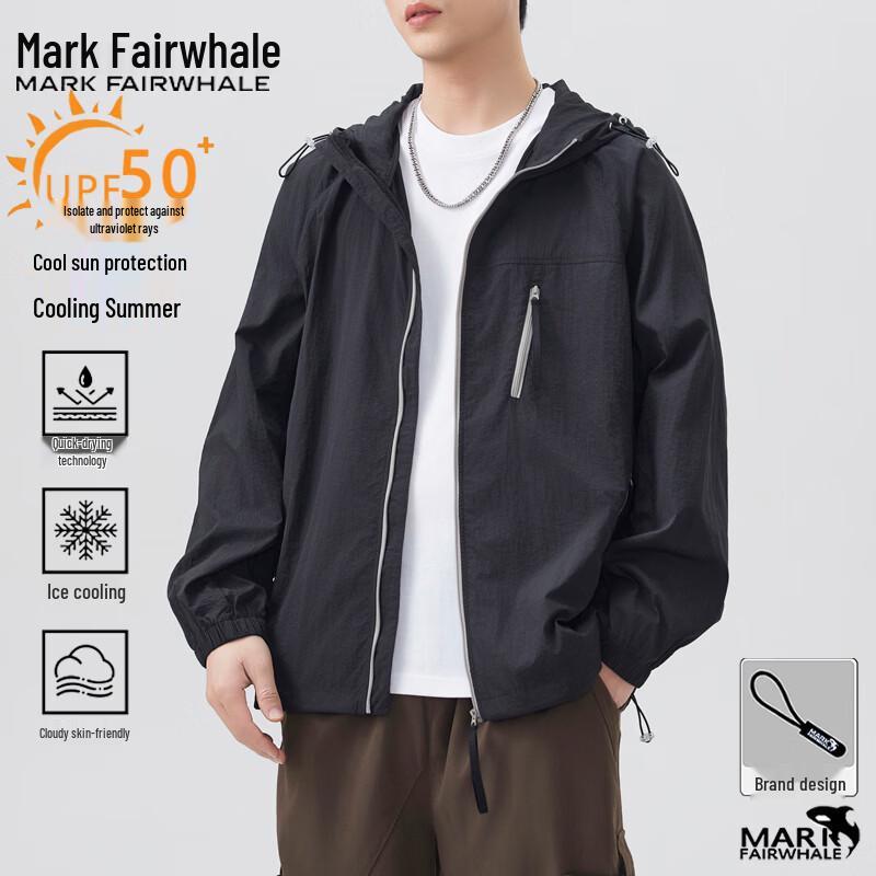 Mark Fairwhale Men's Lightweight Hooded Sun Protection Jacket