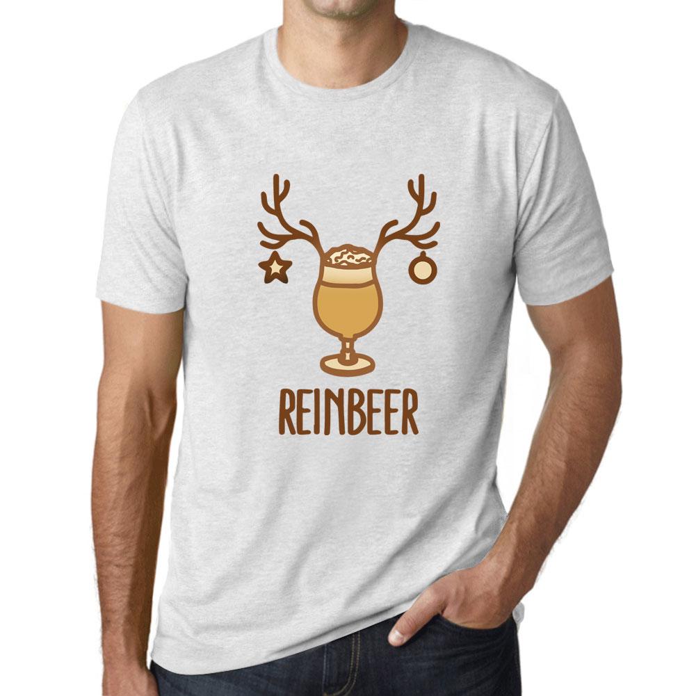 Ultrabasic Graphique Homme Reinbeer T-Shirt Cadeau Imprime Tee-shirt