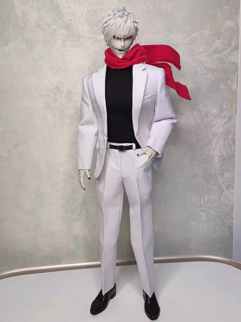 Formal Suit & Trousers with Hoodie for MAF12 1/6 Male Soldier Figure Body