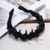 Chic Black Luxury Headband for Women