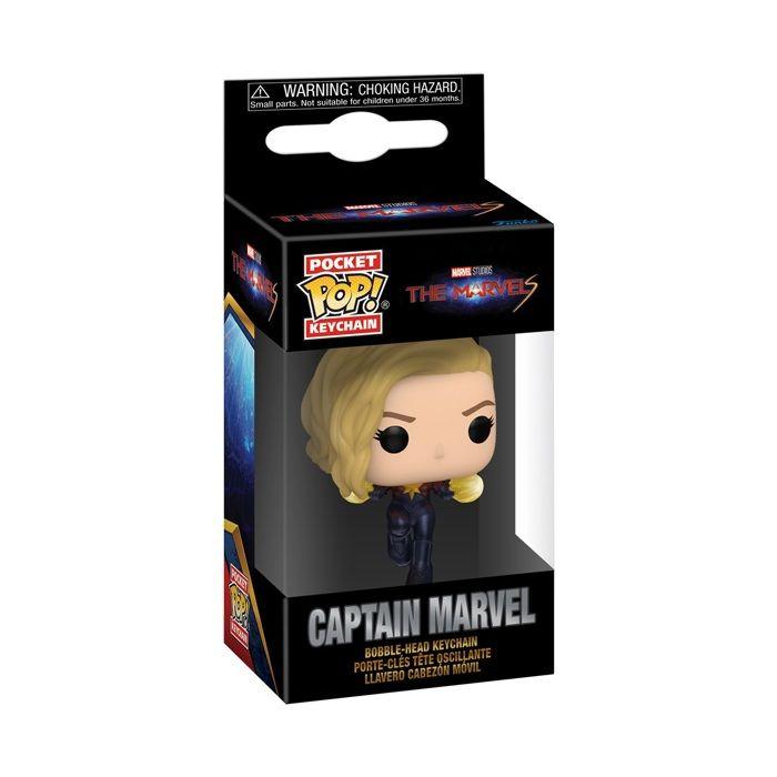 Funko pocket pop! keychain: the marvels - captain marvel