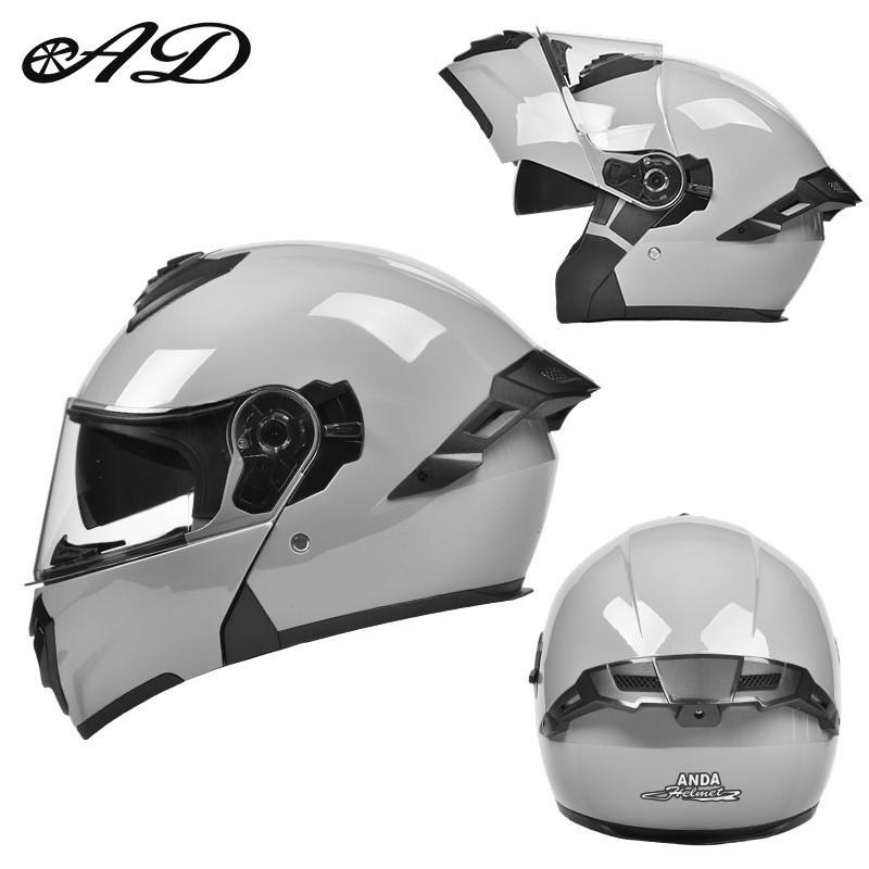 

Motorcycle Helmet Men Women Full All Seasons Universal Safety Exposed L code