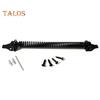 Door Hinge Latch Self Closing Door Spring Adjustable Tension Outdoor Gate Closer Rust-proof Automatic Fence Door Latch for Wooden Heavy Duty Gates