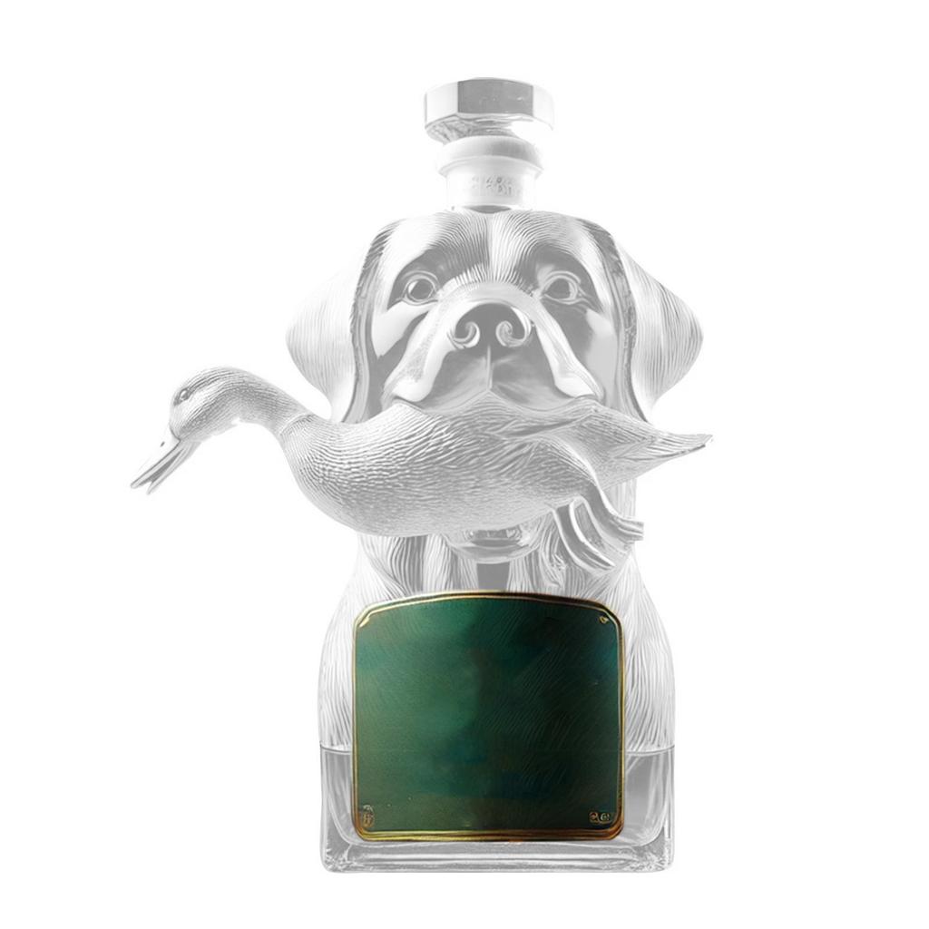 Interesting Hound Holding a Animals Wine Bottle, Interesting Home Art Decoration Wine Utensils