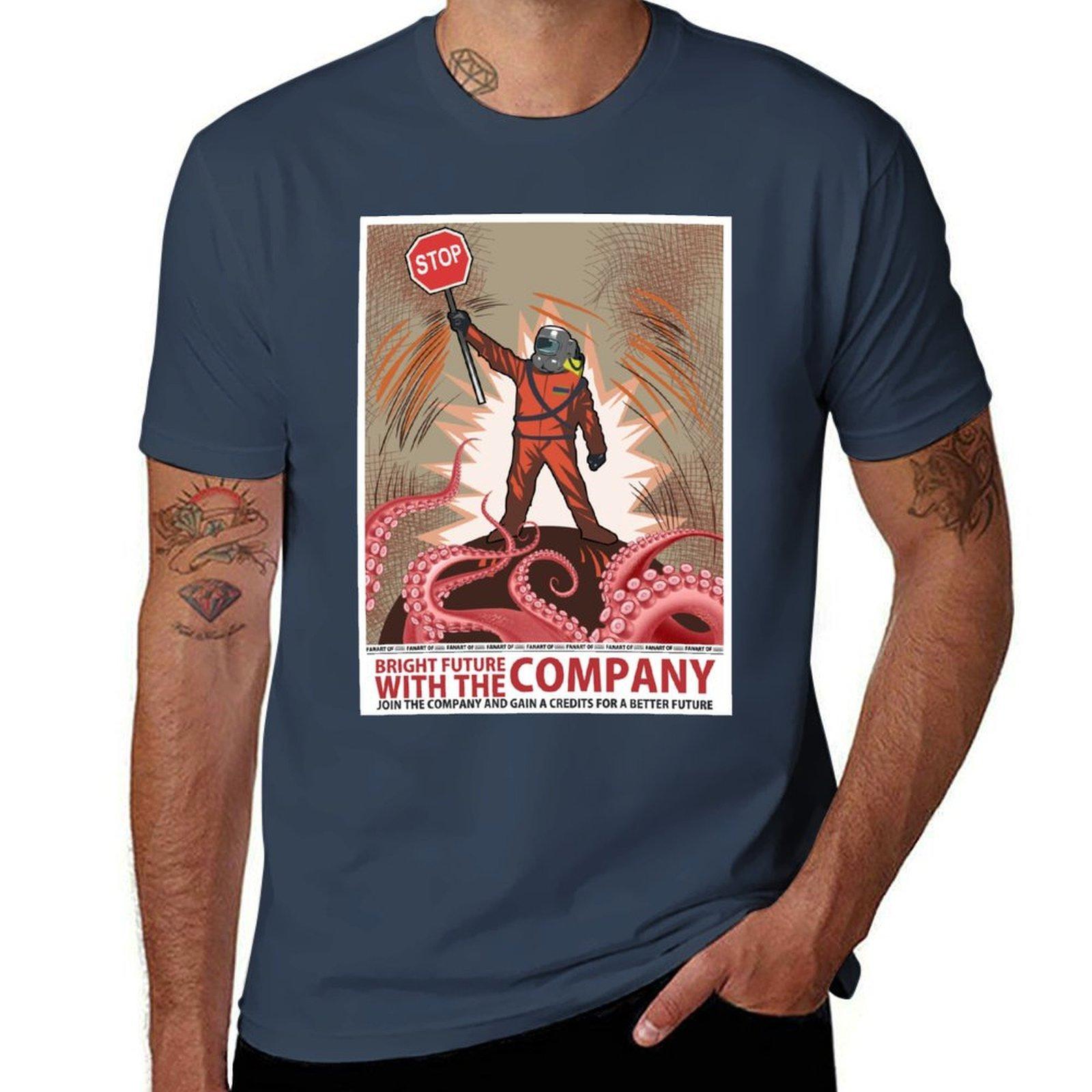 Lethal Company Join The Company Poster Tshirt Street Fashion Casual Tee Shirt S
