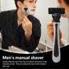 Manueller Rasierer für Herren Ergonomischer Griff für die Nassrasur Beschreibung: Name: Beschreibung für Herren: Produktname: Bedienungsanleitung für Herren