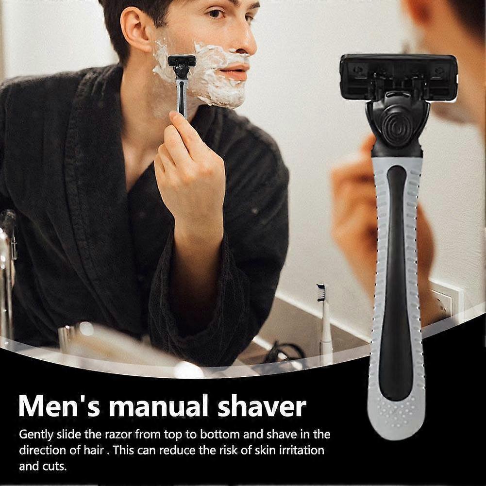 Manueller Rasierer für Herren Ergonomischer Griff für die Nassrasur Beschreibung: Name: Beschreibung für Herren: Produktname: Bedienungsanleitung für Herren