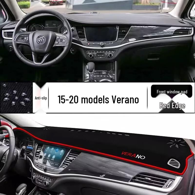 

Verano Dashboard Sunshade Pad for 15-20 Models - Front Console Mat & Sun Protection