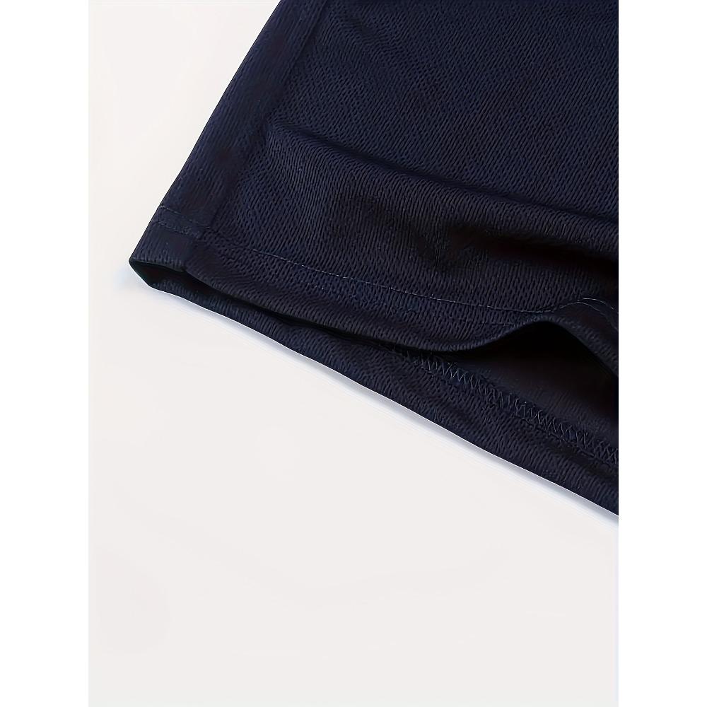 Herren Stilvolles Lässiges Zweiteiliges Set Schwarz Kurzarm-T-Shirt Outdoor-Aktivitäten, Outdoor-Bekleidung