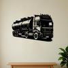 Modern Truck Silhouette Metal Wall Art Garage Workshop Patio Decor Auto Enthusiast Gift