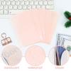 A7 5Pcs Binder Pockets Binder Zipper Folders for 6Ring Notebook Divider Page Waterproof PVC Leaf Document Filing Bag