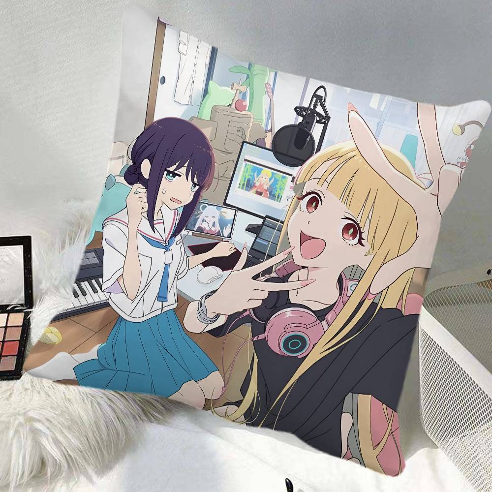 Cosmic Princess Kaguya Pillow Case Square Pillow Bedroom Sofa Leisure Comfort Cushion Car Home Decoration