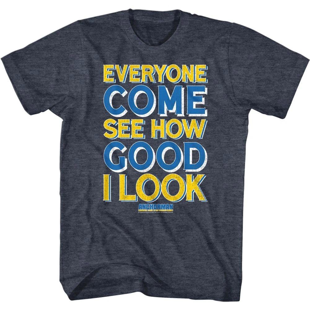 Anchorman - Good I Look Type - Short Sleeve - Heather -  - Children s T-shirt 160
