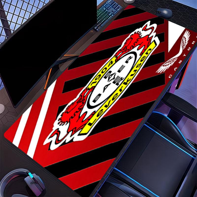 Podkładka pod mysz z nadrukiem Bayer 04 Leverkusen, do klawiatury, laptopa, PC, do biura, domu, dekoracja biurka, idealny prezent urodzinowy dla graczy
