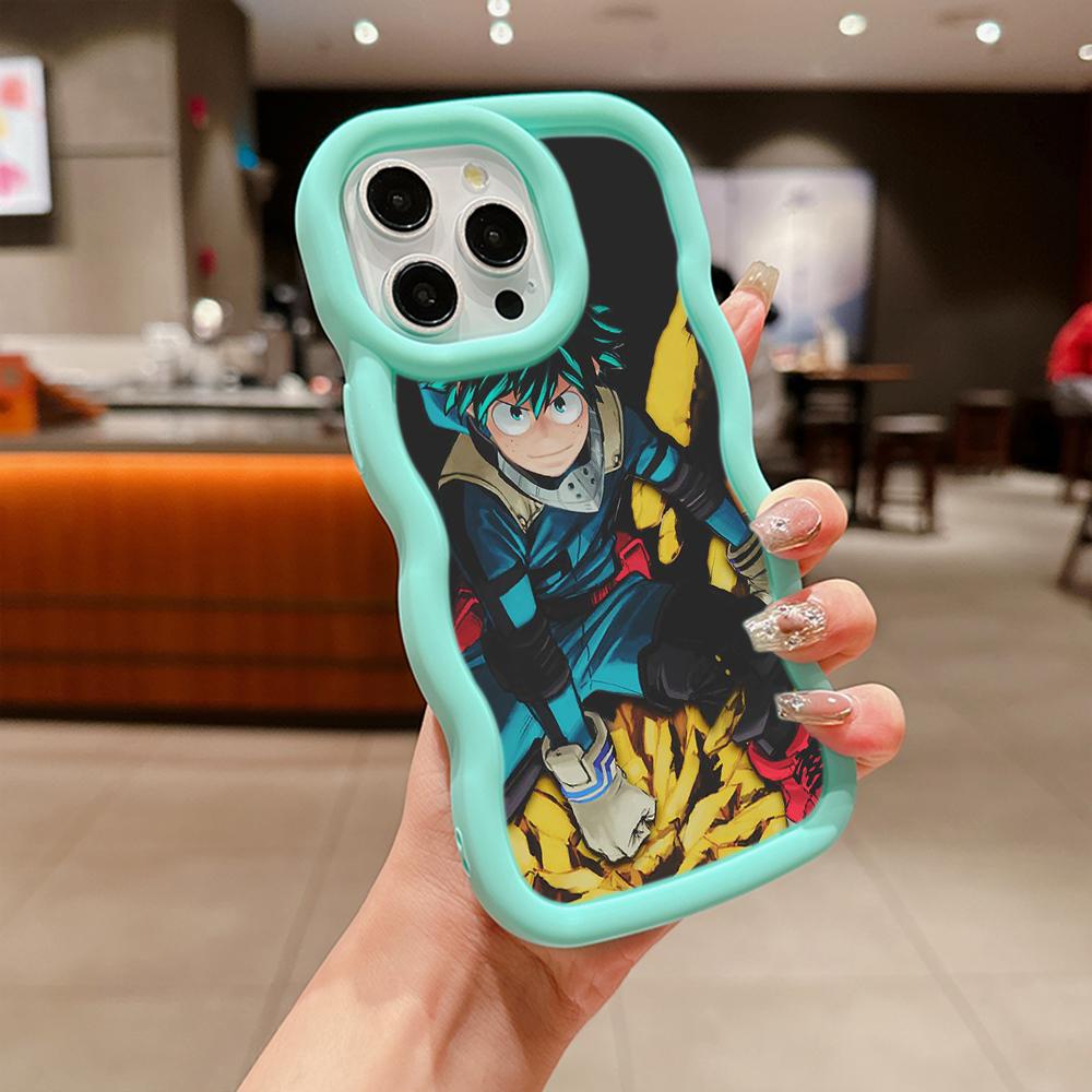 Macaron Soft TPU Phone Case for Xiaomi Poco X3 X5 X6 M6 Redmi 12C 13C Redmi Note 9 10 11 12 13 Pro 10s 11s 12s Cover Ae54 Anime My Hero Academia Art