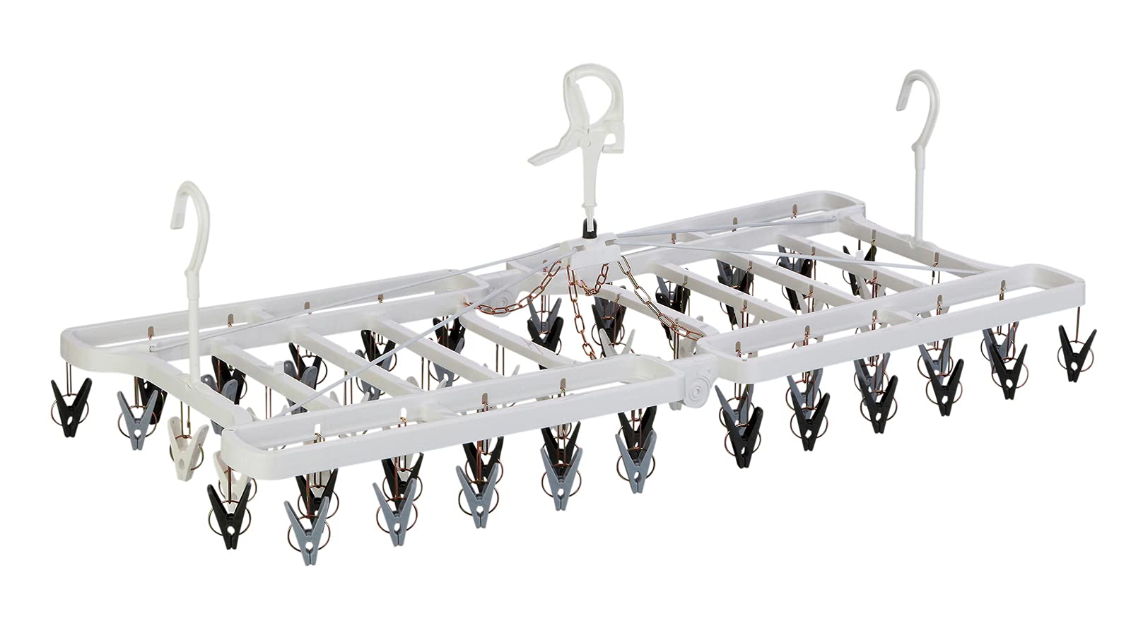 

Nishida Clothes Drying Pinch Laundry Wide (Nishida) Doroshiteitenmon 64-Pinch Rack, Hanger, Hanger, Large,