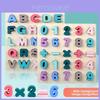 Wooden Number And Letter Shape Recognition Board For Toddlers Educational Toy
