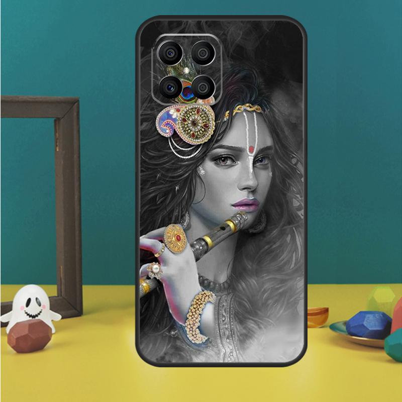 Indian God Lord Krishna For Huawei P30 Lite P50 P40 P20 Pro P Smart Z Nova 9 5T Cover For Honor 50 X9 X8 X7 Case