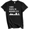 Ich habe Leute in Bossier City Louisiana Skyline T-Shirt