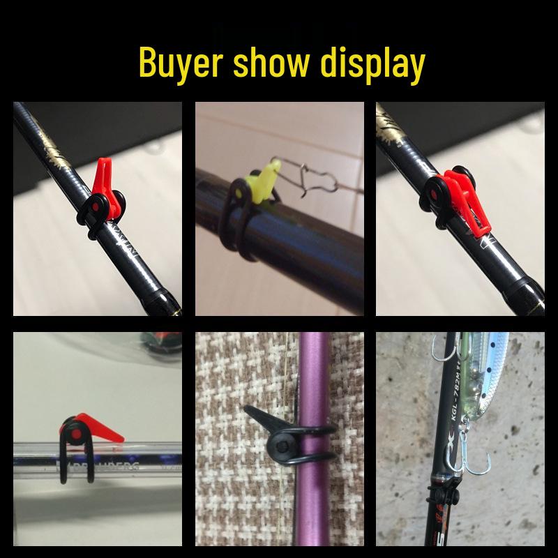 10x Anti-Snag Colorful Fishing Hook Set: Includes Hard & Soft Baits, Rod Hook Setter, & Accessories